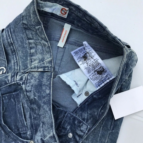 G by Guess SUPER SKINNY JEANS MARBLE WASH SZ 29 - Picture 8 of 8